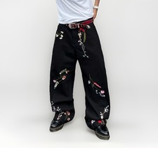 Baggy jeans shwarz mit - jeans,