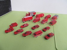 Posten Lot Sammlung 17 x  HERPA 1/87 Feuerwehrmodelle Auto LKW  Zubehör rar
