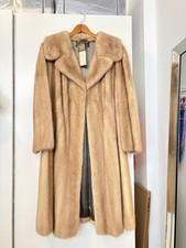 Saga Mink Echt Pelz Damen Mantel Nerz Nerzmantel Gr. 38 Top Zustand