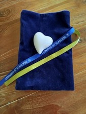 LEONARDO Glasliebe Samt Ringe Ketten Schmuckbeutel dunkelblau pink 18x 12 cm