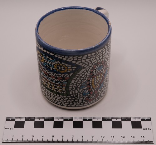 Keramik becher tasse mosaik - keramik,