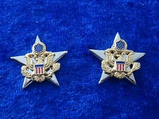 (A21-33) US Kragenspiegel Abzeichen Branch Insignia, Officer, General Staff