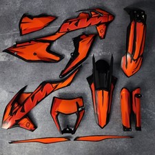 Grafik + Plastik KTM EXC EXC-F 2017-2019 Enduro XC-W XCF-W dekor angewandte satz