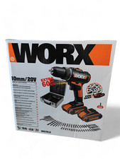 WORX WX170.6 Akku Bohrschrauber 20V Max Akkuschrauber Alukoffer 2x Akku 