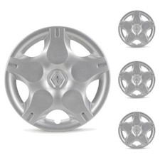 4x ORIGINAL Renault Radkappe Radblende 14 Zoll Silber TWINGO 2 8200463064