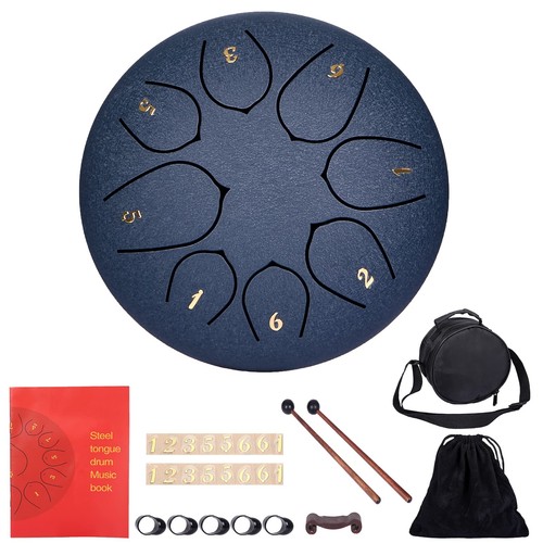 Steel tongue drum - drum, 6"