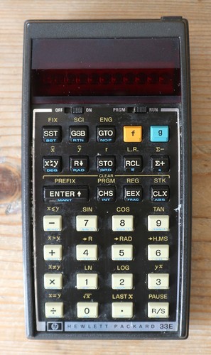 Vintage hewlett packard 33e - hp,