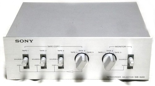 Sony 500 tape deck selector - sb,