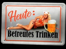 Blechschild 20 x 30 Heute