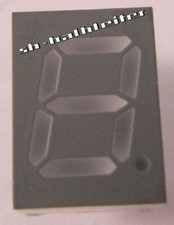 10 Stück - LED 7-Segment Anzeige ROT 7mm gem. Anode  LTS2801AWC LITEON - 10pcs
