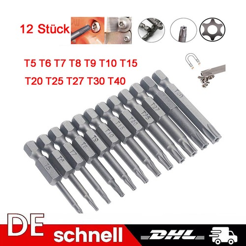 Torx bit set t8 t9 - t5,