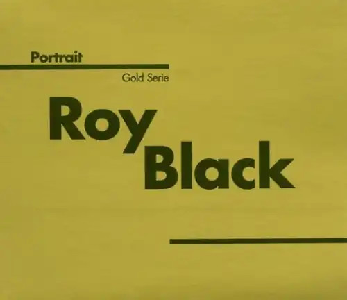 Roy black portrait gold - roy, portrait-gold