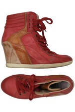 Mjus Stiefelette Damen Ankle Boots Booties Gr. EU 38 Leder Rot #op3onbu