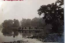 Dessau Wörlitz Gartenreich See Schloß Turm Insel Altes Foto 