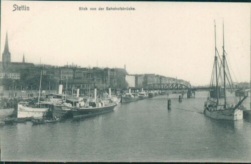 Ansichtskarte stettin 1910 - ansichtskarte,