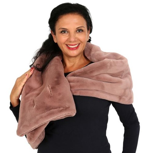 Schal rosa 150 cm damen - schal,