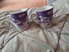 2x Milka Weihnachtstasse Becher Sammeltasse Weihnachten Edition N°19 + 20