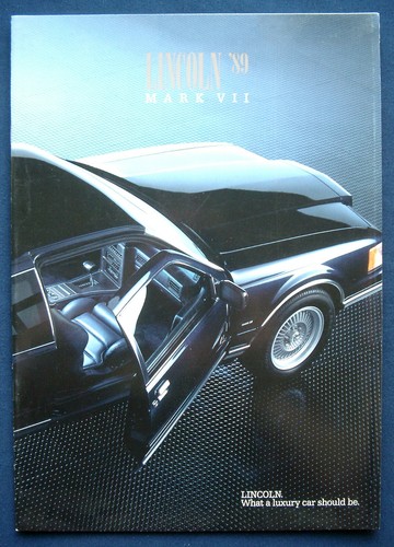 Prospekt brochure 1989 lincoln - prospekt,