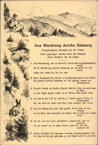 Lied ana wandrung durchs - lied,
