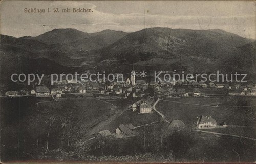 Schoenau schwarzwald panorama - schoenau,