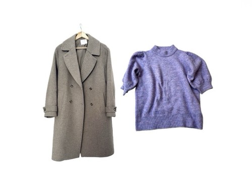 Damen mantel grau s - h&m,