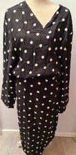 Vintage Damen Wickelkleid Neu