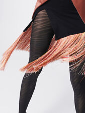 Zebra Look Strumpfhose Muster Animal schwarz 60DEN Gr.S,M,L