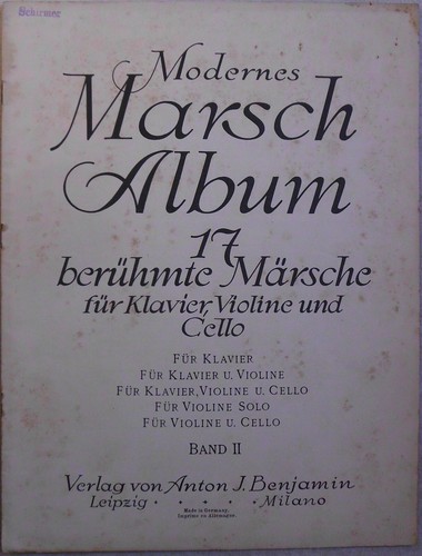 Noten modernes marsch album - modernes,