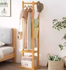 Schwerlast Kleiderständer Stabil Garderobenständer mit 2 Etagen Kleiderstange DE