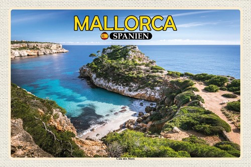 Holzschild 18x12 mallorca - 18x12,