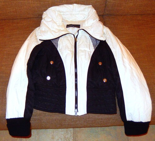 Down jacket black white - , n3