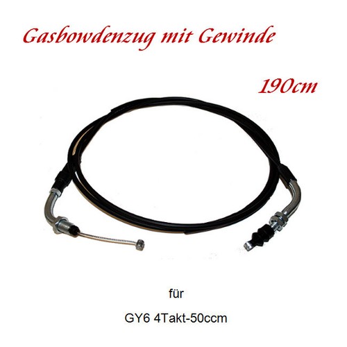 Gas bowdenzug 190cm - gas,