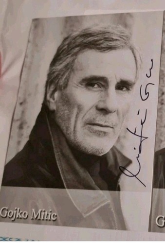 Gojko mitic autogramm winnetou - gojko,