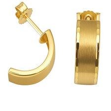 Halbcreolen Gold 333