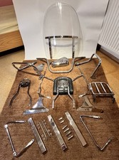 Konvolut HD Harley Davidson Evo Evolution Teile Windschild, Sissybar, Toolbox ..