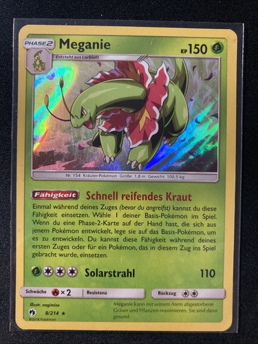 Pokemon karte meganie - pokemon, holo