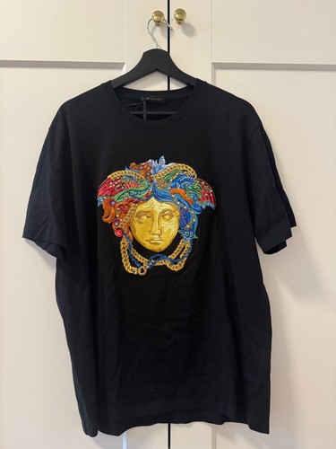 Versace embroidered medusa - versace,