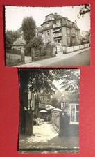 2 x Foto AK DRESDEN Weisser Hirsch um 1950 Villa Roseneck  ( 65787