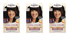 3x Poly Palette Vital Color Intensive Creme-Haarfarbe 4-0 Dunkelbraun EA802849
