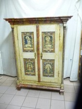6344. Alter Original Barock Bauernschrank Bauern Schrank Kleiderschrank