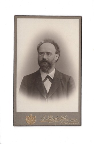 Cdv foto herrenportrait mit - foto,