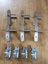 Türdrückergarnitur Edelstahl Langschild