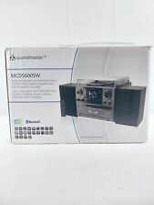 Soundmaster MCD5600 Kompakt Stereoanlage DAB+ BT CD/MP3 Radio Schwarz #KT5531O-Ü