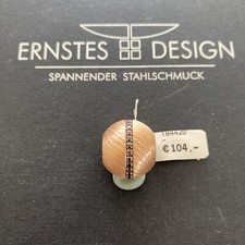 Ernstes Design Edvita Anhänger AN450.Edelstahl rosé geschliffen Wechselhülse