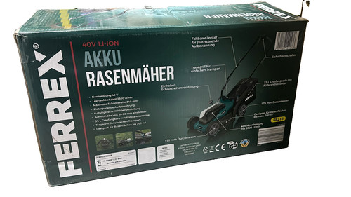Ferrex akku rasenmäher - ferrex, v