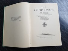 Die Reichsdrucke • ungewöhnliches Buch • reich bebildert •  Rarität