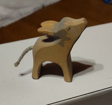 OSTHEIMER     HOLZ     FIGUR    HOLZFIGUR      ESEL     mit  Brandstempel