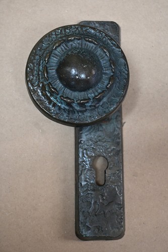 Haustürgriff bronze rund - haustürgriff, bronze,
