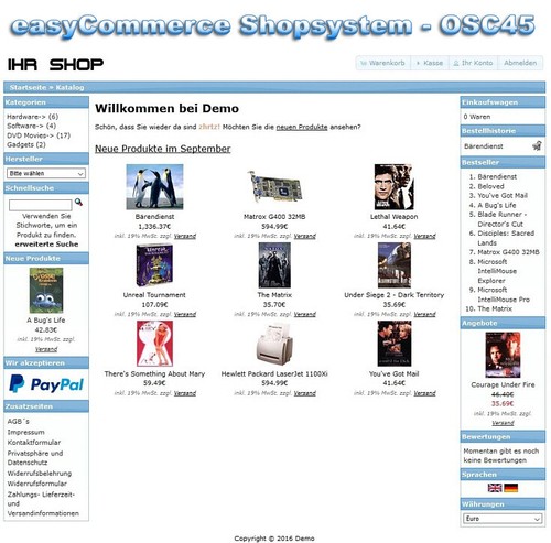 Easycommerce shopsystem - easycommerce,