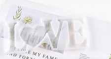 Silikonform  love Resin